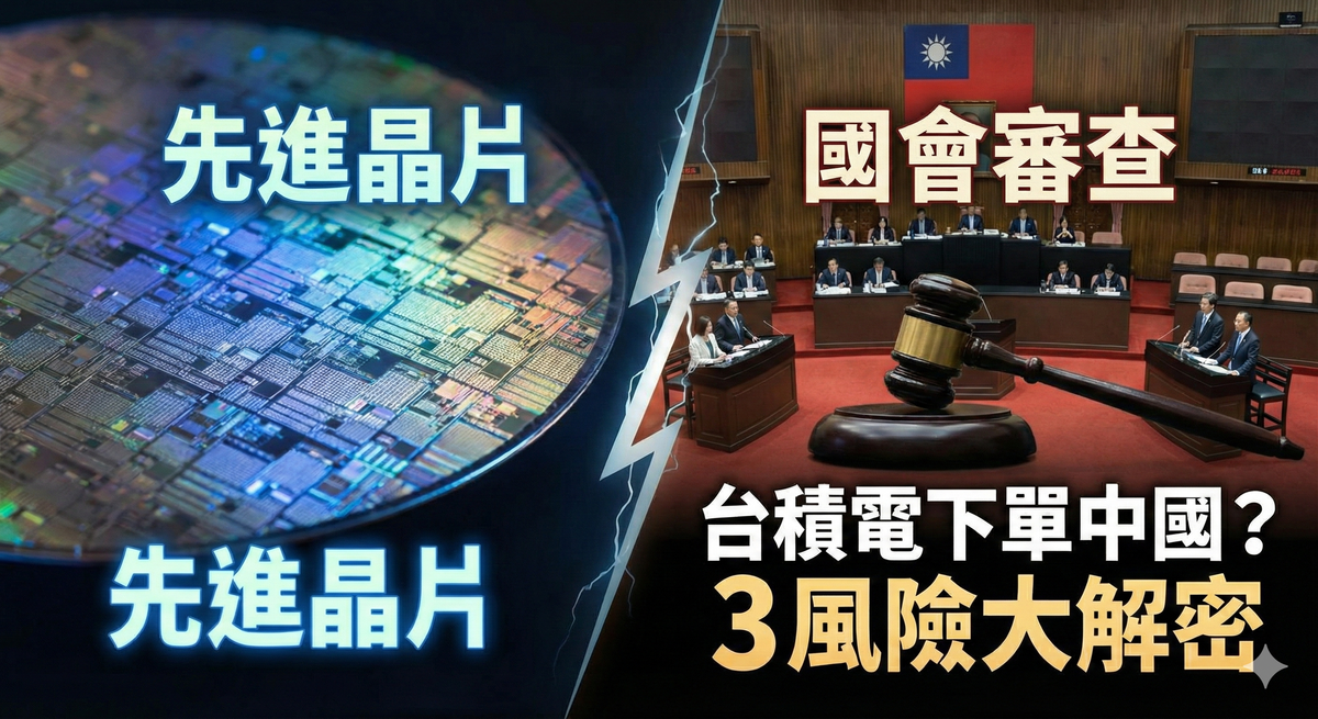 先進晶片出口國會審查來了！台積電下單中國？3 風險大解密
